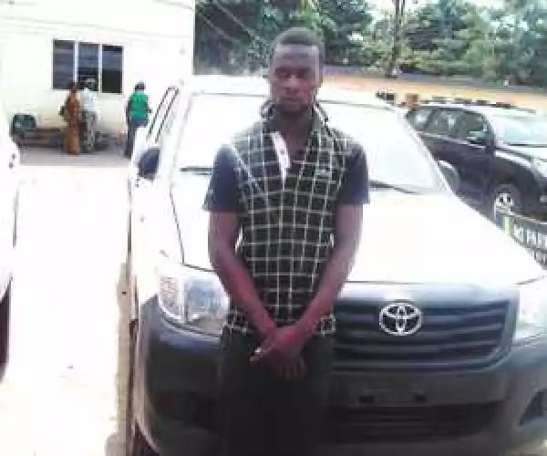 Photo: Driver Flees With Company’s Car After N25,000 Deductions From His Salary